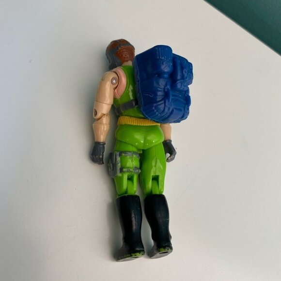Lanard CORPS THE GASMAN ACTION FIGURE 1990s Vintage with Backpack Broken Thumb - Picture 2 of 8